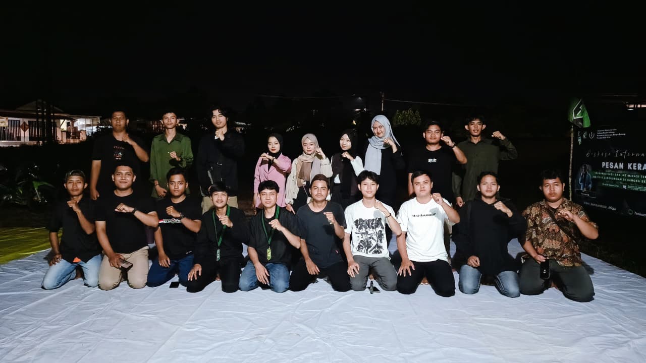 forum diskusi yang digelar di Graha Insan Cita (GIC), yang dilakukan oleh HMI UBB