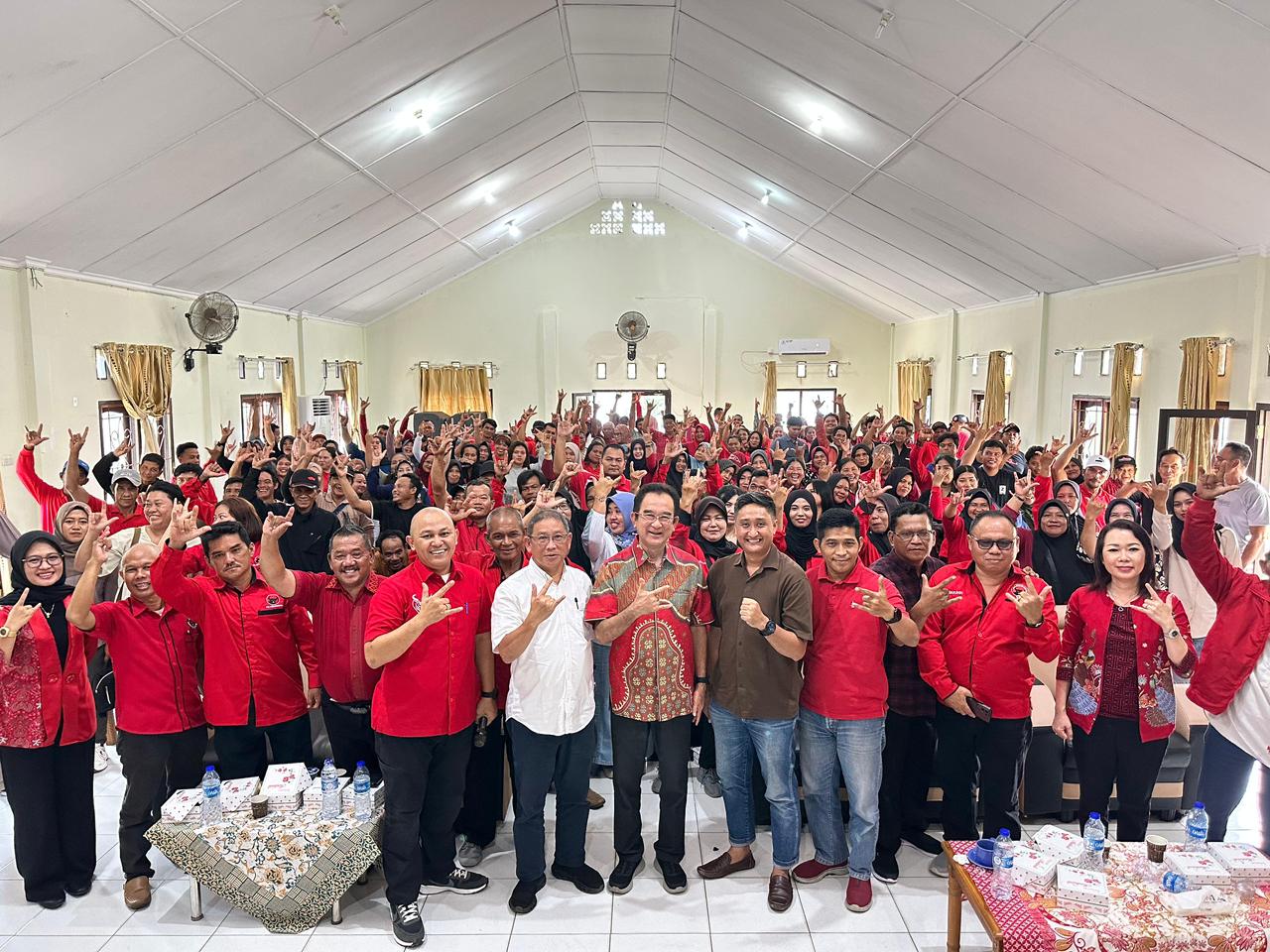 Anggota DPR RI Rudianto Tjen Gelar Reses di Kecamatan Gantung Beltim.